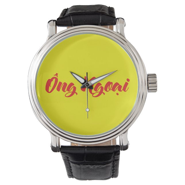 Vietnamees (moederlijk) grootvader - Ông Ngoi Horloge (Voorkant)
