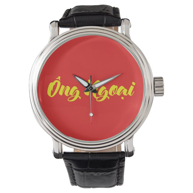 Vietnamees (moederlijk) grootvader - Ông Ngoi Horloge (Voorkant)