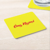 Vietnamees (moederlijk) grootvader - Ông Ngoi Kartonnen Onderzetters (Schuin)