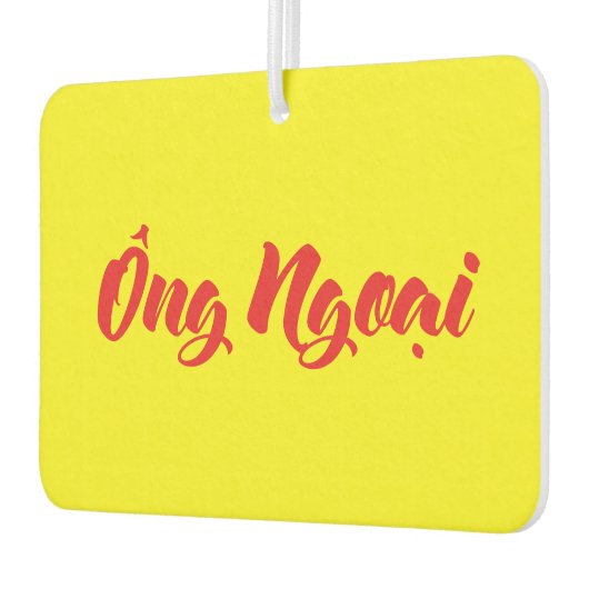 Vietnamees (moederlijk) grootvader - Ông Ngoi Luchtverfrisser (Links)