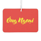 Vietnamees (moederlijk) grootvader - Ông Ngoi Luchtverfrisser (Achterkant)