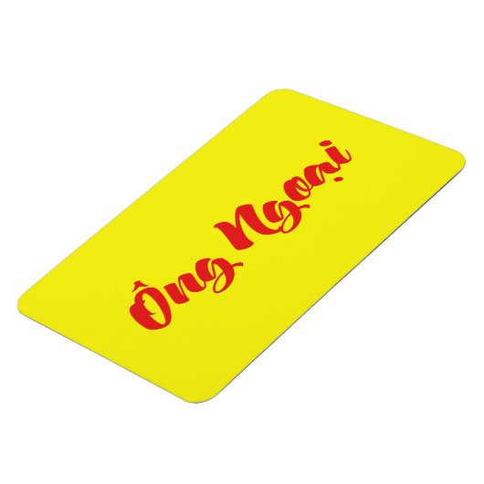 Vietnamees (moederlijk) grootvader - Ông Ngoi Magneet (Linkerzijde)