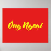 Vietnamees (moederlijk) grootvader - Ông Ngoi Poster (Voorkant)