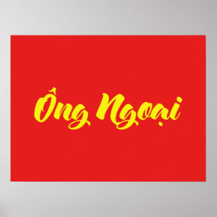 Vietnamees (moederlijk) grootvader - Ông Ngoi Poster