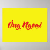 Vietnamees (moederlijk) grootvader - Ông Ngoi Poster (Voorkant)
