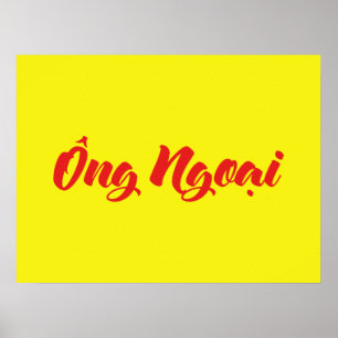 Vietnamees (moederlijk) grootvader - Ông Ngoi Poster