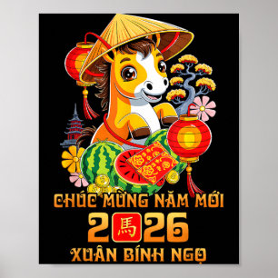 Vietnamees Nieuw Lunaar Jaar Chuc Mung Nam Moi 202 Poster