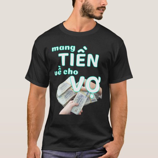 Vietnamees nieuwjaar 2022 tijger Mang Tien Ve Cho T-shirt (Voorkant)