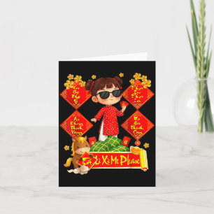 Vietnamees Nieuwjaar 2026 Li Xi Me Please Tet Deco Kaart
