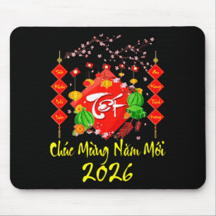 Vietnamees Nieuwjaar 2026 Tet Viet Chuc Mung  Muismat