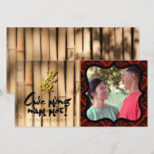 Vietnamees nieuwjaar Rat 2020 familie Groet TYC Bedankkaart (Voorkant / Achterkant)