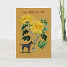 Vietnamees Nieuwjaar Tet Feestdagen Kaart