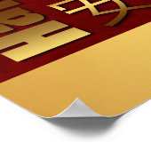 Vietnamees nieuwjaar Têt of the Tiger Celebration  Poster (Hoek)