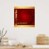 Vietnamees nieuwjaar Têt of the Tiger Celebration  Poster (Keuken)