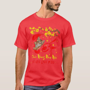 Vietnamees nieuwjaarsdecoratie Tet 2023 Chuc Mung T-shirt
