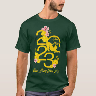 Vietnamees nieuwjaarsdecoratie Tet 2023 Chuc Mung T-shirt