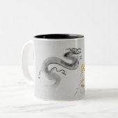 Vietnamees Origineel Drakenjaar 2024 2TM2 Tweekleurige Koffiemok (Voorkant links)