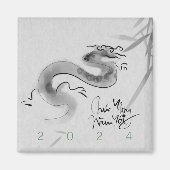 Vietnamees Origineel Drakenjaar 2024 SqM Magneet (Voorkant)