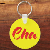 Vietnamees Ouder - Cha ~ Tiếng Việt Taal Sleutelhanger (Voorkant)