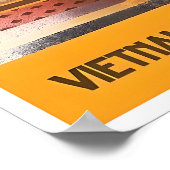 Vietnamees Souvenir Reisposter Vietnamese Kunst Poster (Hoek)