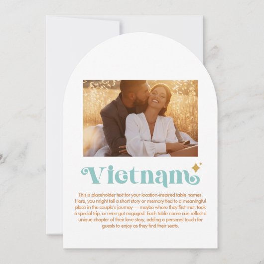 Vietnamees tafelnummer (Voorkant)