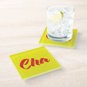 Vietnamees Vader - Cha ~ Tiếng Việt Taal Glazen Onderzetter