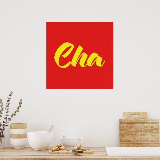 Vietnamees Vader - Cha ~ Tiếng Việt Taal Poster (Keuken)