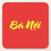 Vietnamees (vaderlijk) grootmoeder - Bà Nempli Kartonnen Onderzetters (Voorkant)