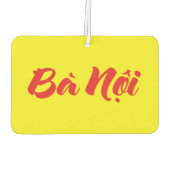 Vietnamees (vaderlijk) grootmoeder - Bà Nempli Luchtverfrisser (Achterkant)