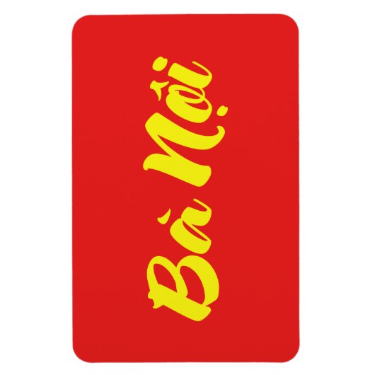 Vietnamees (vaderlijk) grootmoeder - Bà Nempli Magneet (Verticaal)