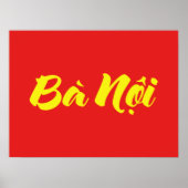 Vietnamees (vaderlijk) grootmoeder - Bà Nempli Poster (Voorkant)