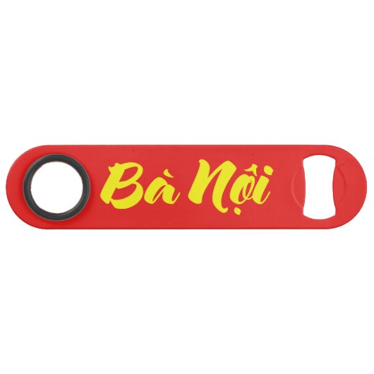 Vietnamees (vaderlijk) grootmoeder - Bà Nempli Speed Flessenopener (Voorkant (Horizontaal))