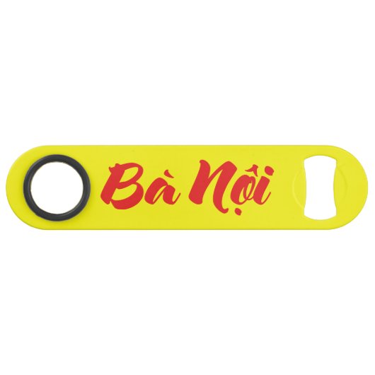 Vietnamees (vaderlijk) grootmoeder - Bà Nempli Speed Flessenopener (Voorkant (Horizontaal))