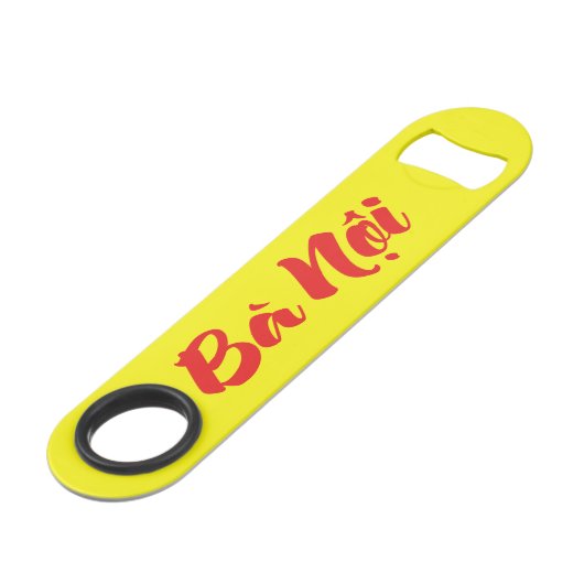 Vietnamees (vaderlijk) grootmoeder - Bà Nempli Speed Flessenopener (Achterkant Gekanteld)