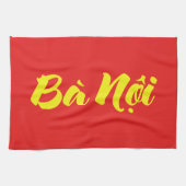 Vietnamees (vaderlijk) grootmoeder - Bà Nempli Theedoek (Horizontaal)