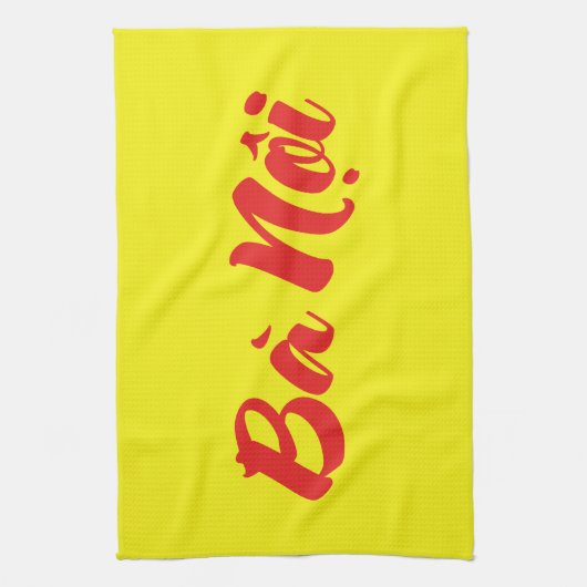 Vietnamees (vaderlijk) grootmoeder - Bà Nempli Theedoek (Verticaal)