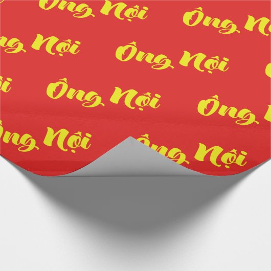 Vietnamees (vaderlijk) grootvader - Ông Nempli Cadeaupapier (Hoek)