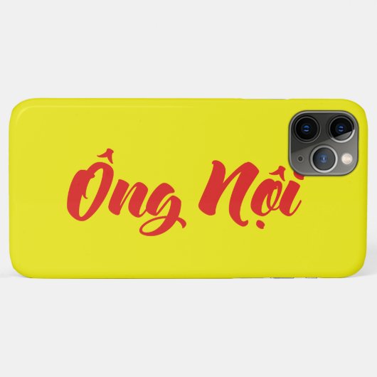 Vietnamees (vaderlijk) grootvader - Ông Nempli Case-Mate iPhone Case (Achterkant (horizontaal))