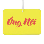 Vietnamees (vaderlijk) grootvader - Ông Nempli Luchtverfrisser (Achterkant)