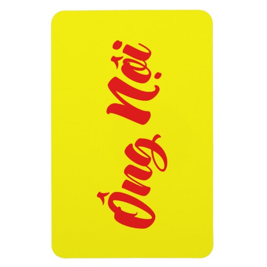 Vietnamees (vaderlijk) grootvader - Ông Nempli Magneet (Verticaal)