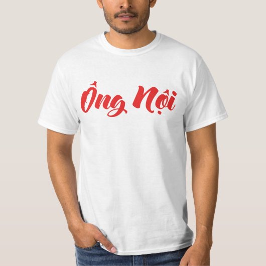Vietnamees (vaderlijk) grootvader - Ông Nempli T-shirt (Voorkant)
