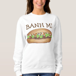 Vietnamees varken Banh Bahn Mi Sandwich Sweatshirt