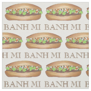 Vietnamees varkensvlees Banh Mi Sandwich Food Food Stof
