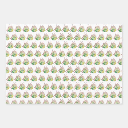 Vietnamees varkensvlees Banh Mi Sandwich Pho Noodl Inpakpapier Vel (Voorkant)