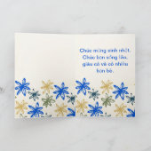 Vietnamees Verjaardag Kaart (Binnen)