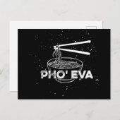 Vietnamees voedsel Pho Lover Briefkaart (Voorkant / Achterkant)