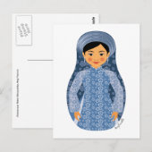 Vietnamees Water Matryoshka Briefkaart (Voorkant / Achterkant)