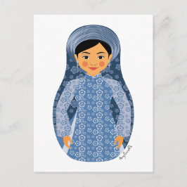 Vietnamees Water Matryoshka Briefkaart