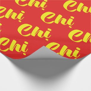 Vietnamees zuster - Ch ~ Tiakng Vioottaal Cadeaupapier