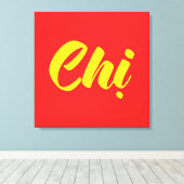 Vietnamees zuster - Ch ~ Tiakng Vioottaal Canvas Afdruk (Insitu (Houten vloer))